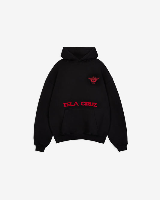 BLACK AIRWAYS HOODIE