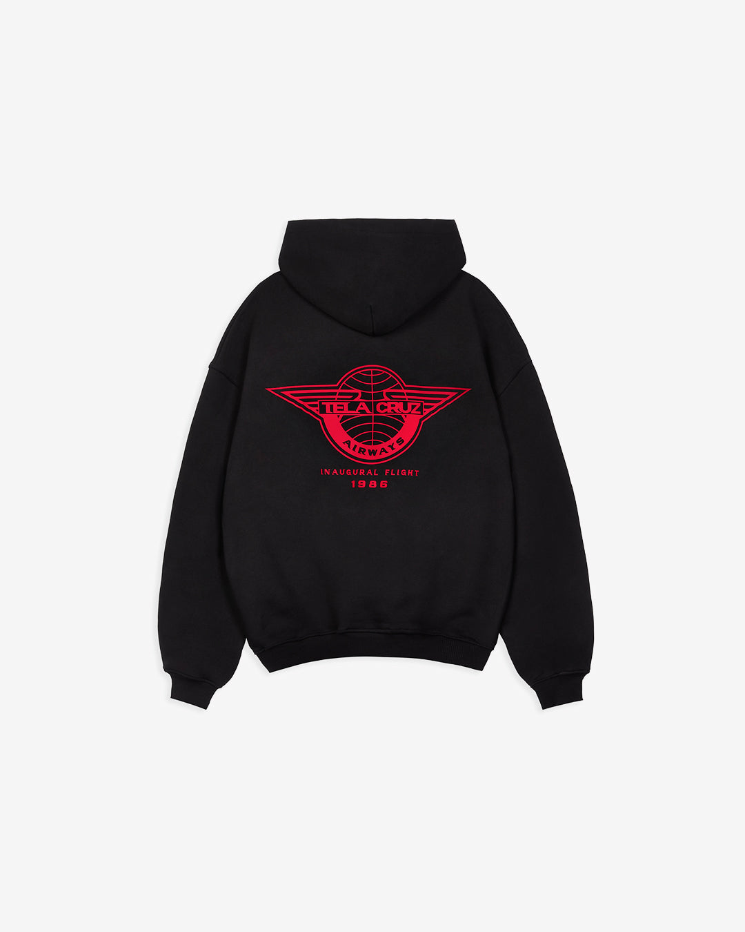 BLACK AIRWAYS HOODIE