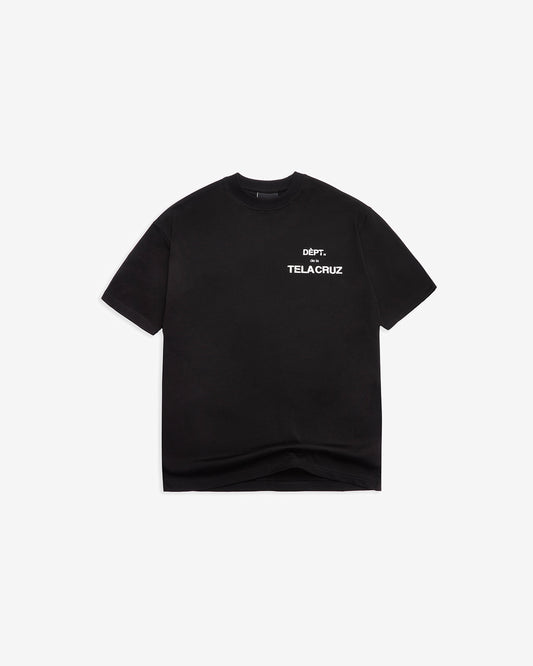 BLACK DEPT DE LA TELA T SHIRT