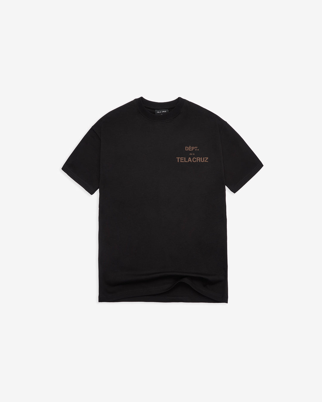 BLACK / TAUPE DEPT DE LA TELA T SHIRT