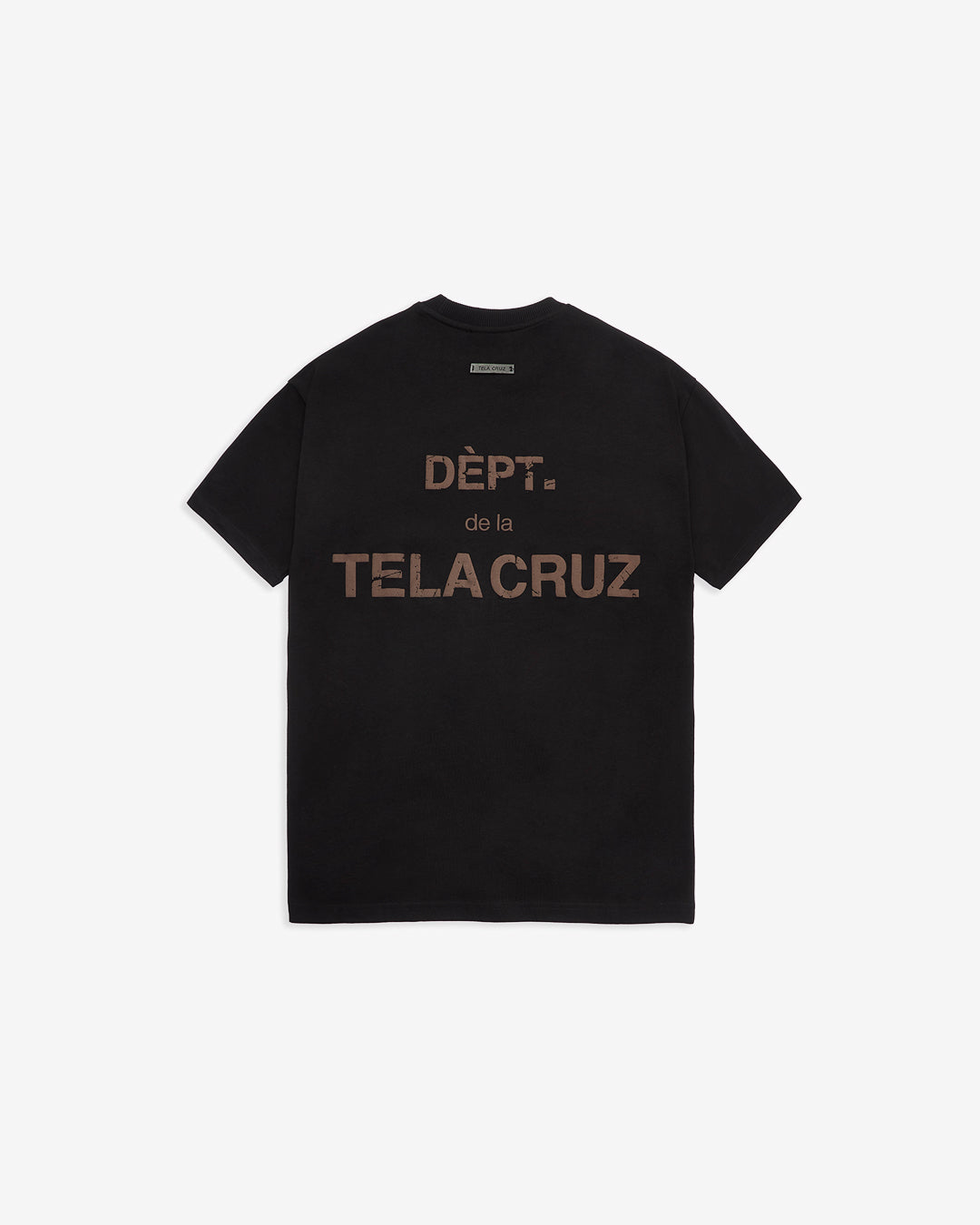 BLACK / TAUPE DEPT DE LA TELA T SHIRT