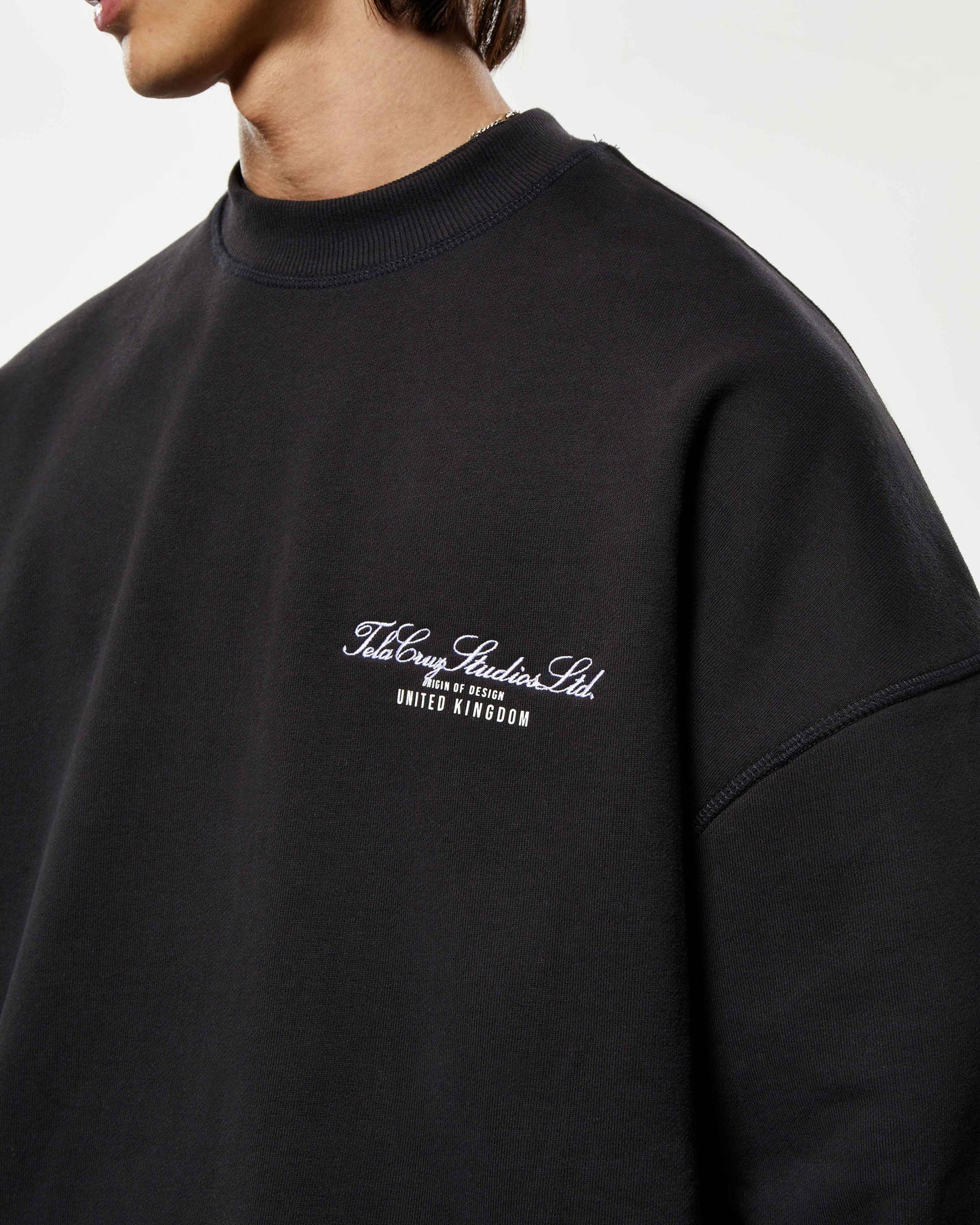 HEAVYWEIGHT WASHED BLACK STUDIOS SWEATSHIRT