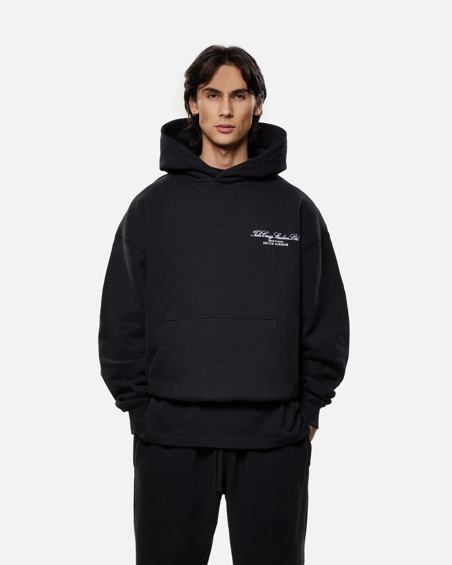 HEAVYWEIGHT WASHED BLACK STUDIOS HOODIE