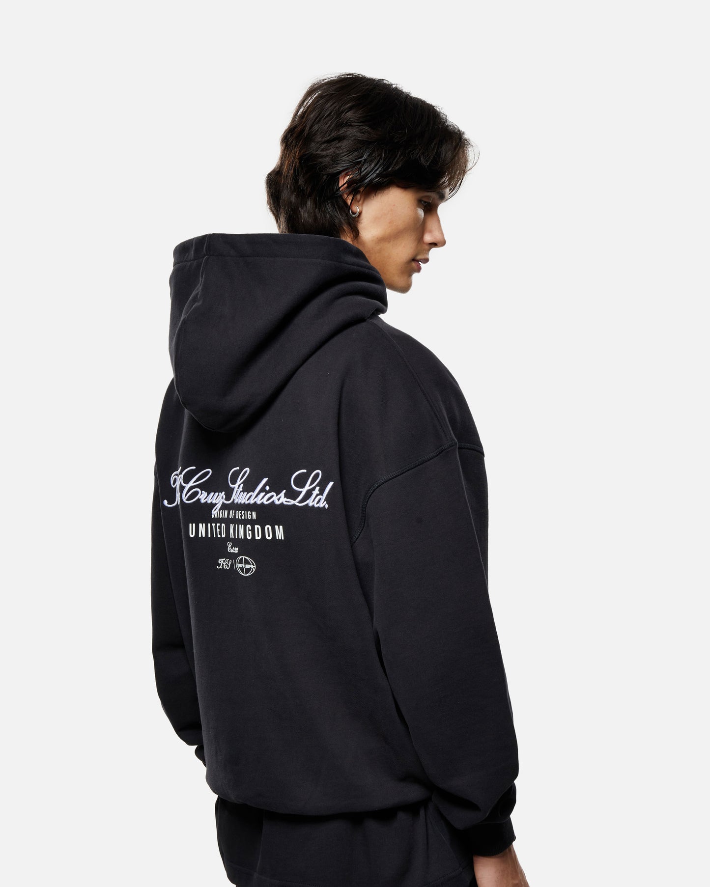 HEAVYWEIGHT WASHED BLACK STUDIOS HOODIE
