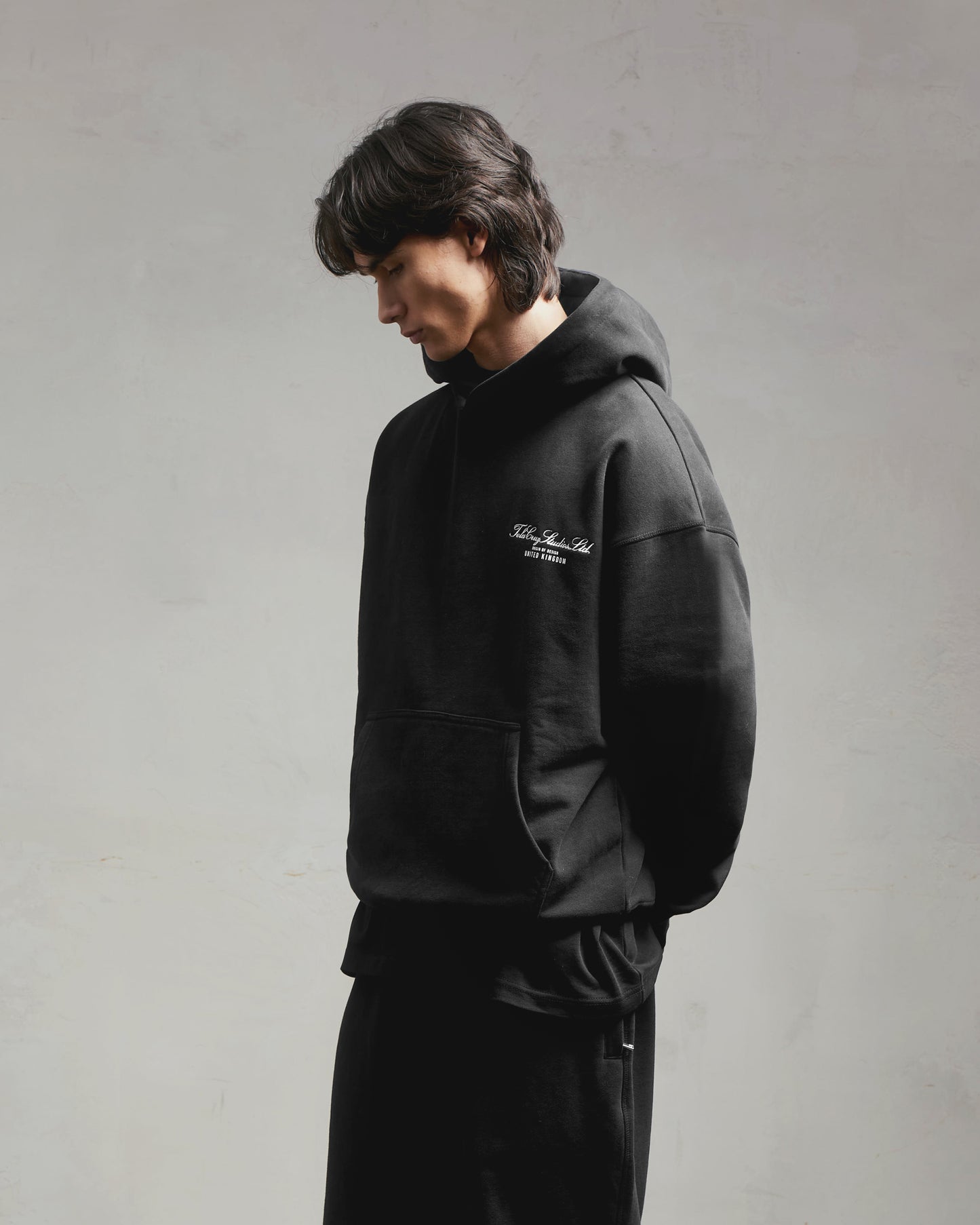 HEAVYWEIGHT WASHED BLACK STUDIOS HOODIE