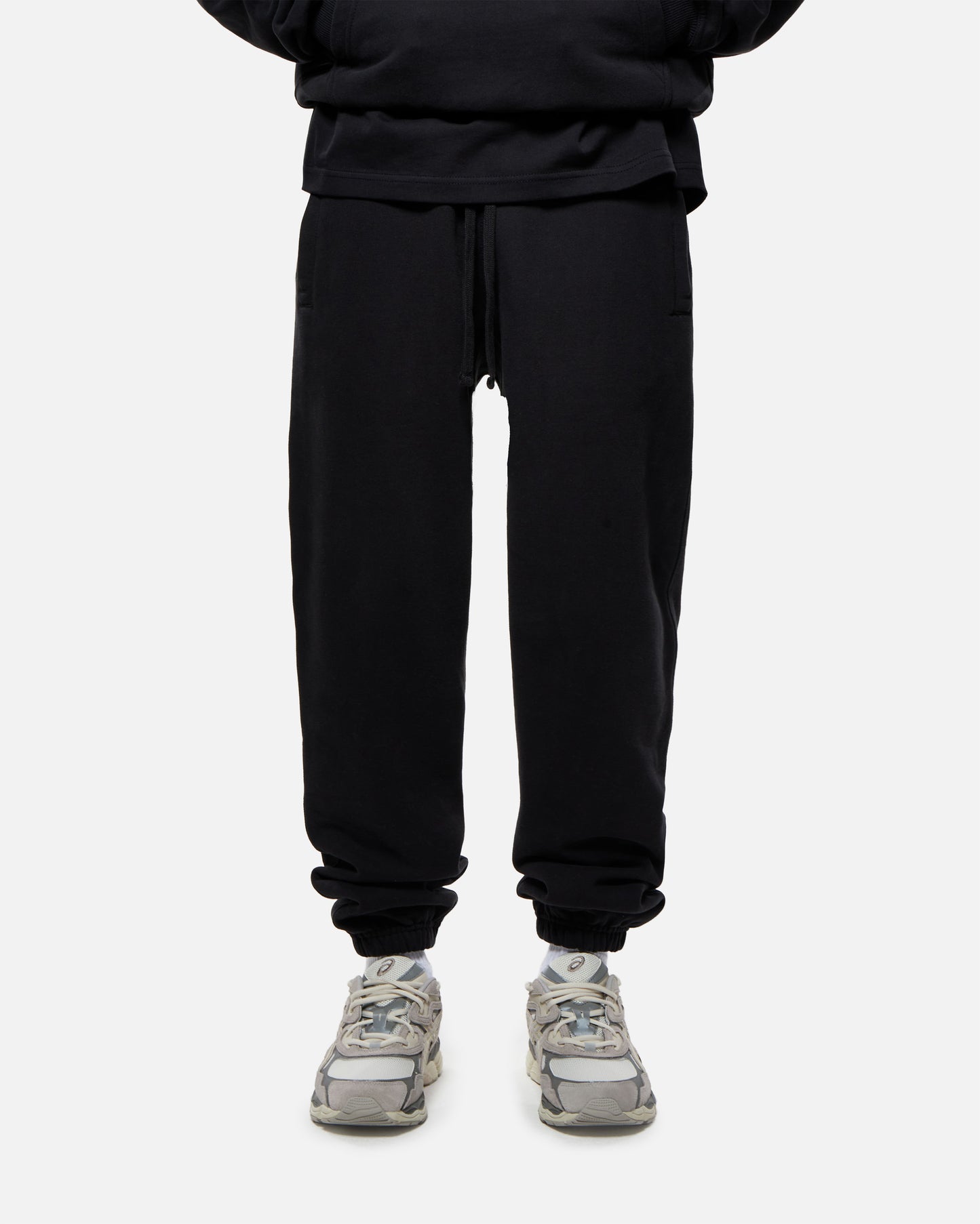 HEAVYWEIGHT WASHED BLACK STUDIOS CUFFED JOGGER