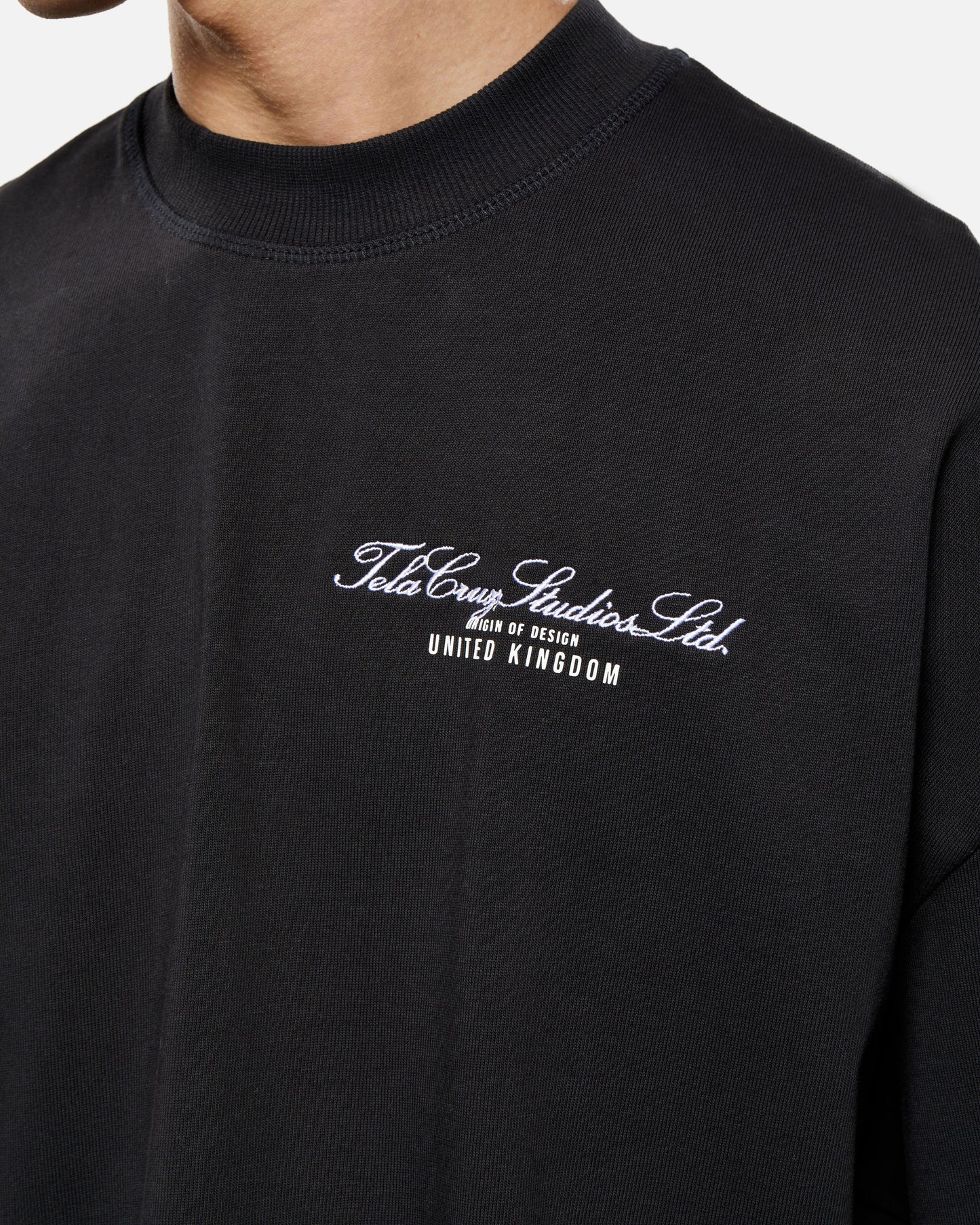 HEAVYWEIGHT WASHED BLACK STUDIOS T SHIRT