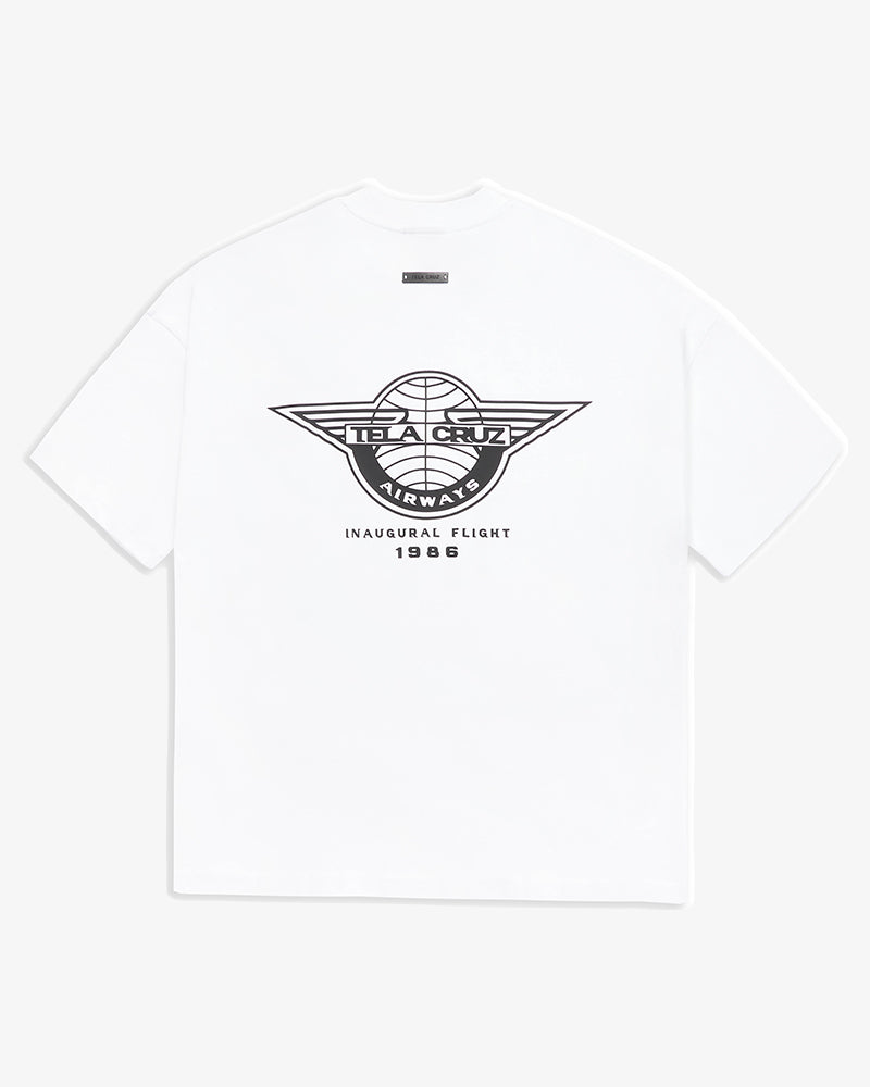 WHITE AIRWAYS T SHIRT