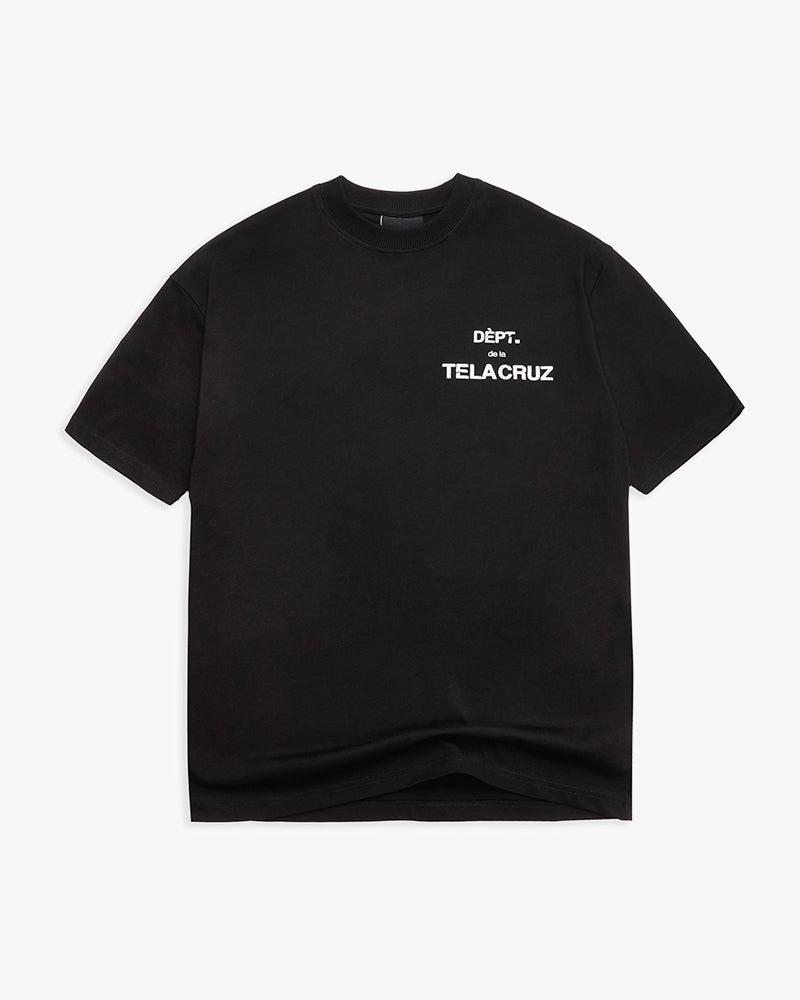 BLACK DEPT DE LA TELA T SHIRT