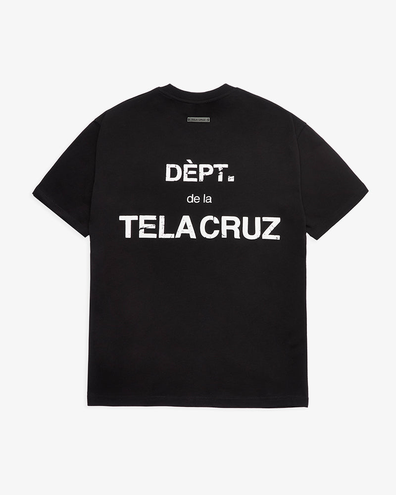 BLACK DEPT DE LA TELA T SHIRT