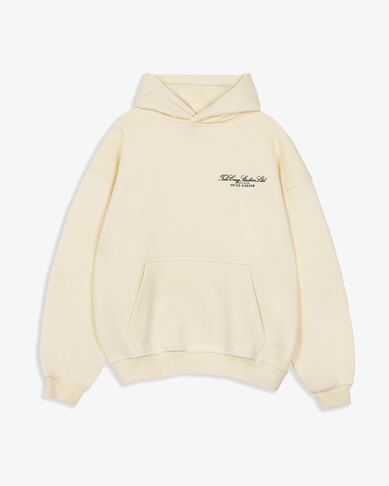 CORE WHITE ASPARAGUS STUDIOS HOODIE