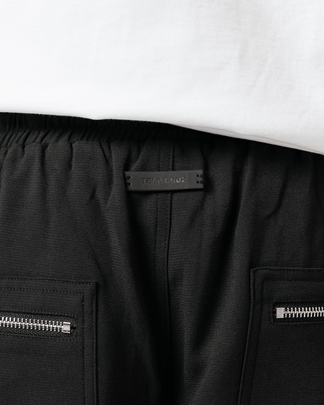 BLACK UTILITY CARGO TROUSER