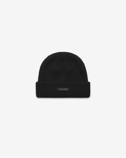 BLACK BEANIE HAT